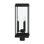 KICHLER 59166BK Lundon Three Light Outdoor Post Mount