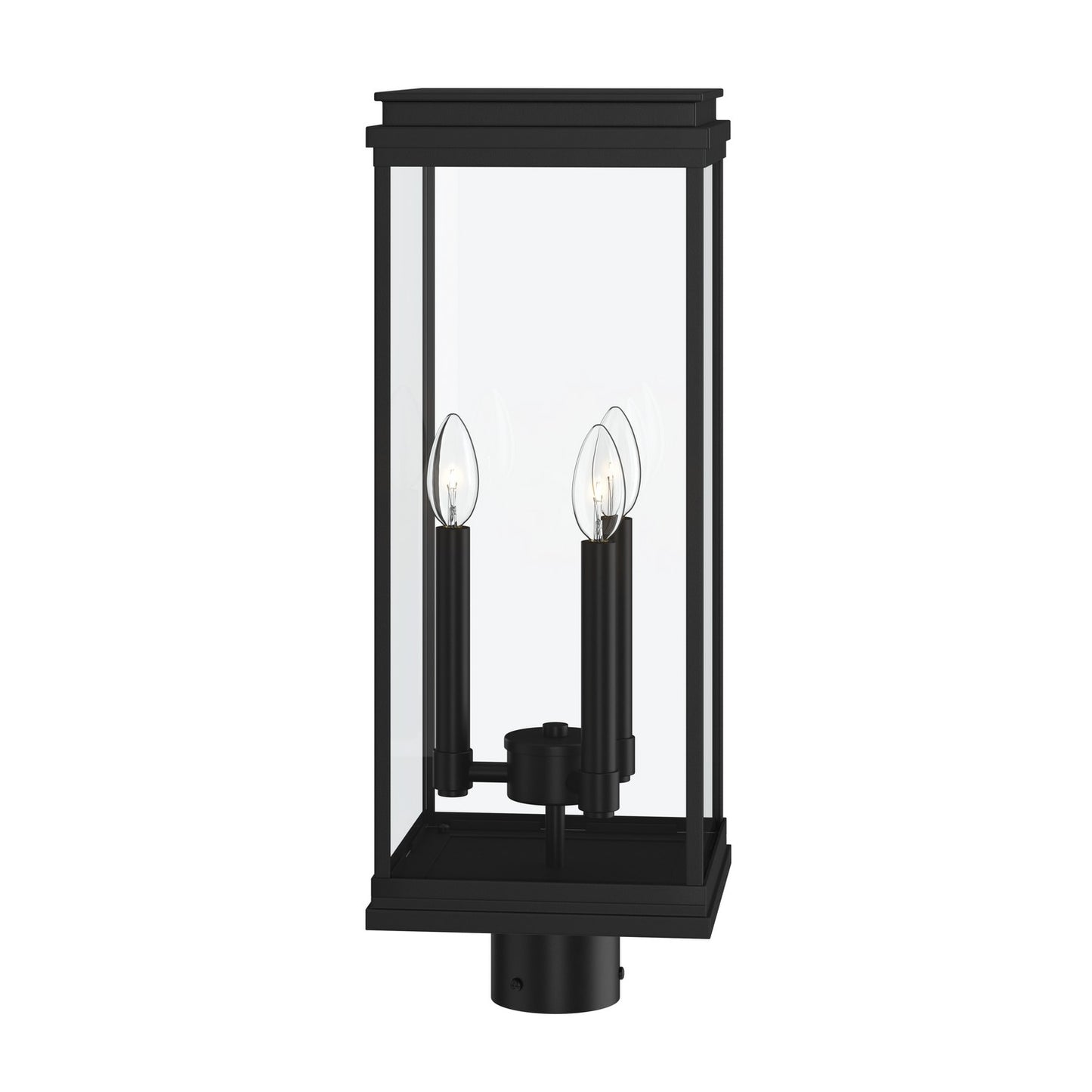KICHLER 59166BK Lundon Three Light Outdoor Post Mount