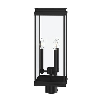 KICHLER 59166BK Lundon Three Light Outdoor Post Mount