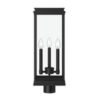 KICHLER 59166BK Lundon Three Light Outdoor Post Mount