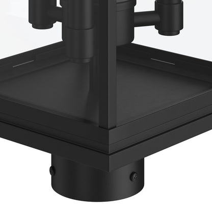 KICHLER 59166BK Lundon Three Light Outdoor Post Mount