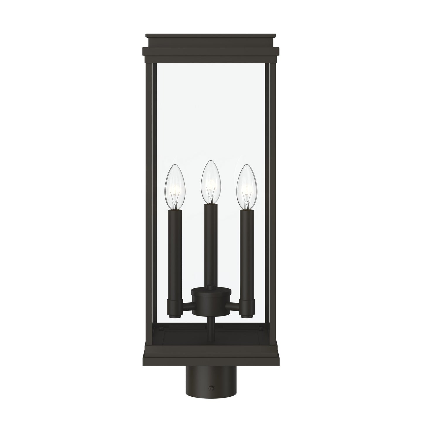 KICHLER 59166OZ Lundon Three Light Outdoor Post Mount
