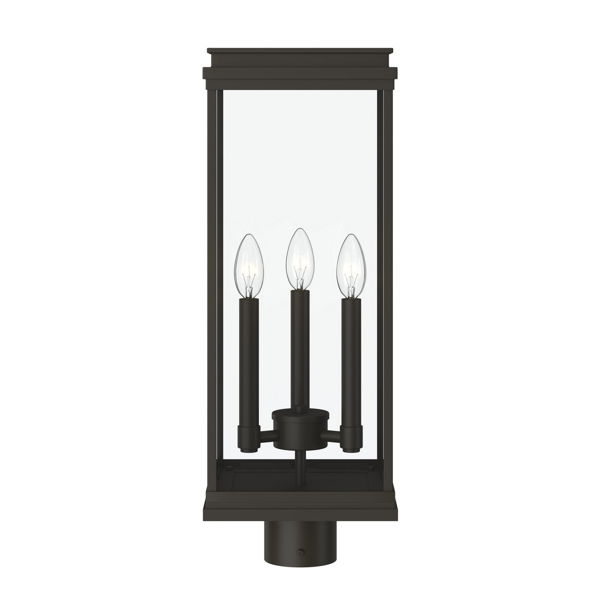 KICHLER 59166OZ Lundon Three Light Outdoor Post Mount