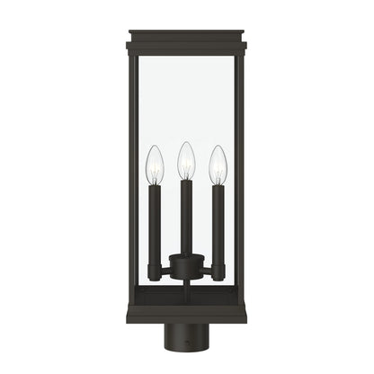 KICHLER 59166OZ Lundon Three Light Outdoor Post Mount