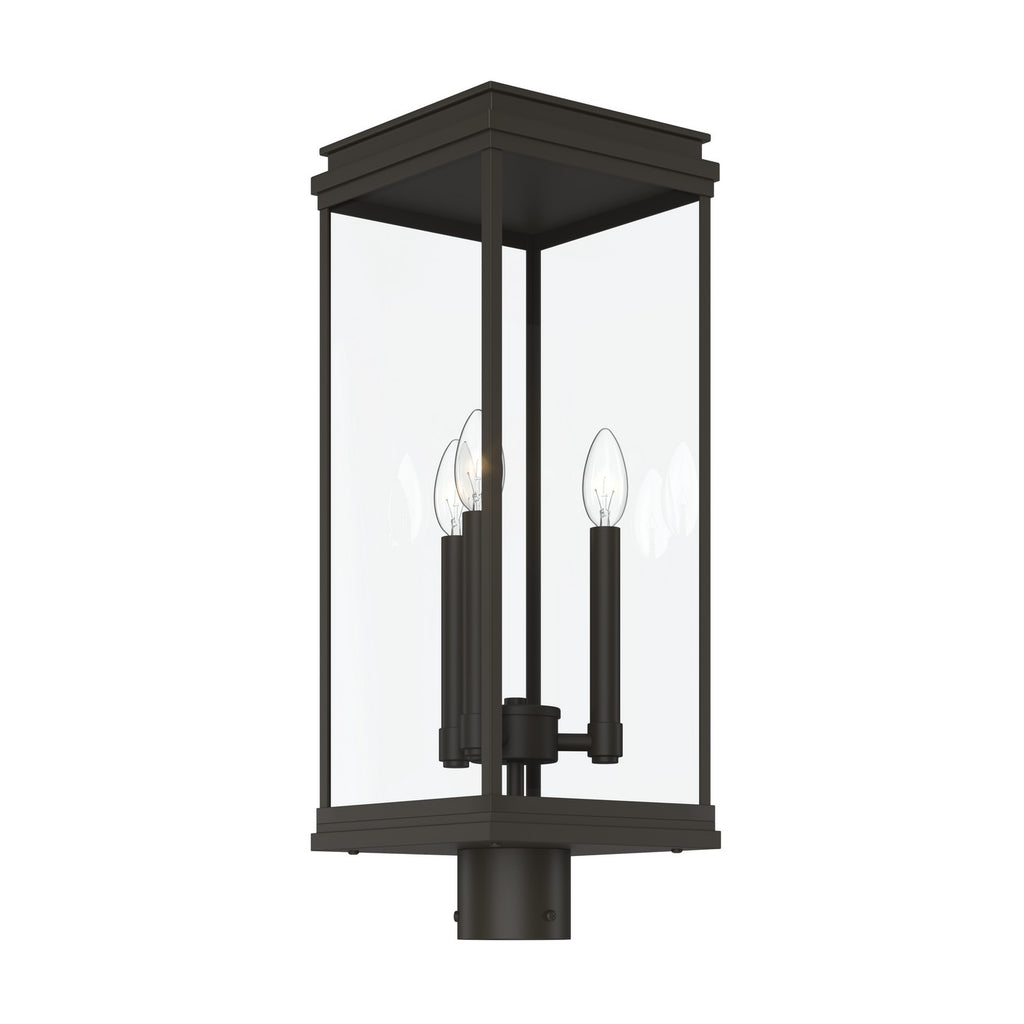 KICHLER 59166OZ Lundon Three Light Outdoor Post Mount