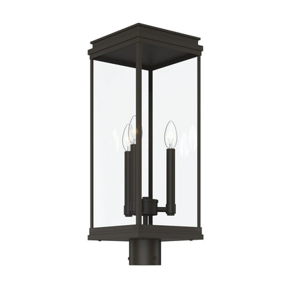 KICHLER 59166OZ Lundon Three Light Outdoor Post Mount