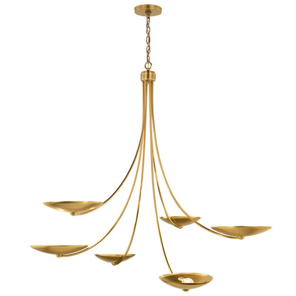 KICHLER 52857LBR Palmela Six Light Chandelier