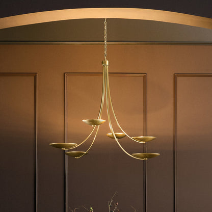 KICHLER 52857LBR Palmela Six Light Chandelier