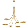 KICHLER 52857LBR Palmela Six Light Chandelier