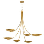 KICHLER 52857LBR Palmela Six Light Chandelier