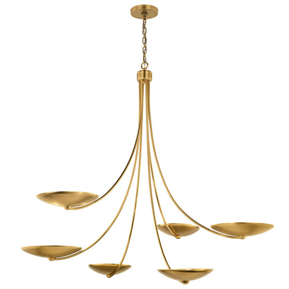 KICHLER 52857LBR Palmela Six Light Chandelier