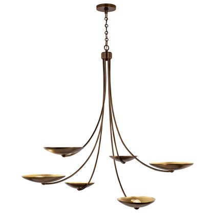 KICHLER 52857LBRLBZ Palmela Six Light Chandelier