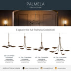 KICHLER 52857LBRLBZ Palmela Six Light Chandelier