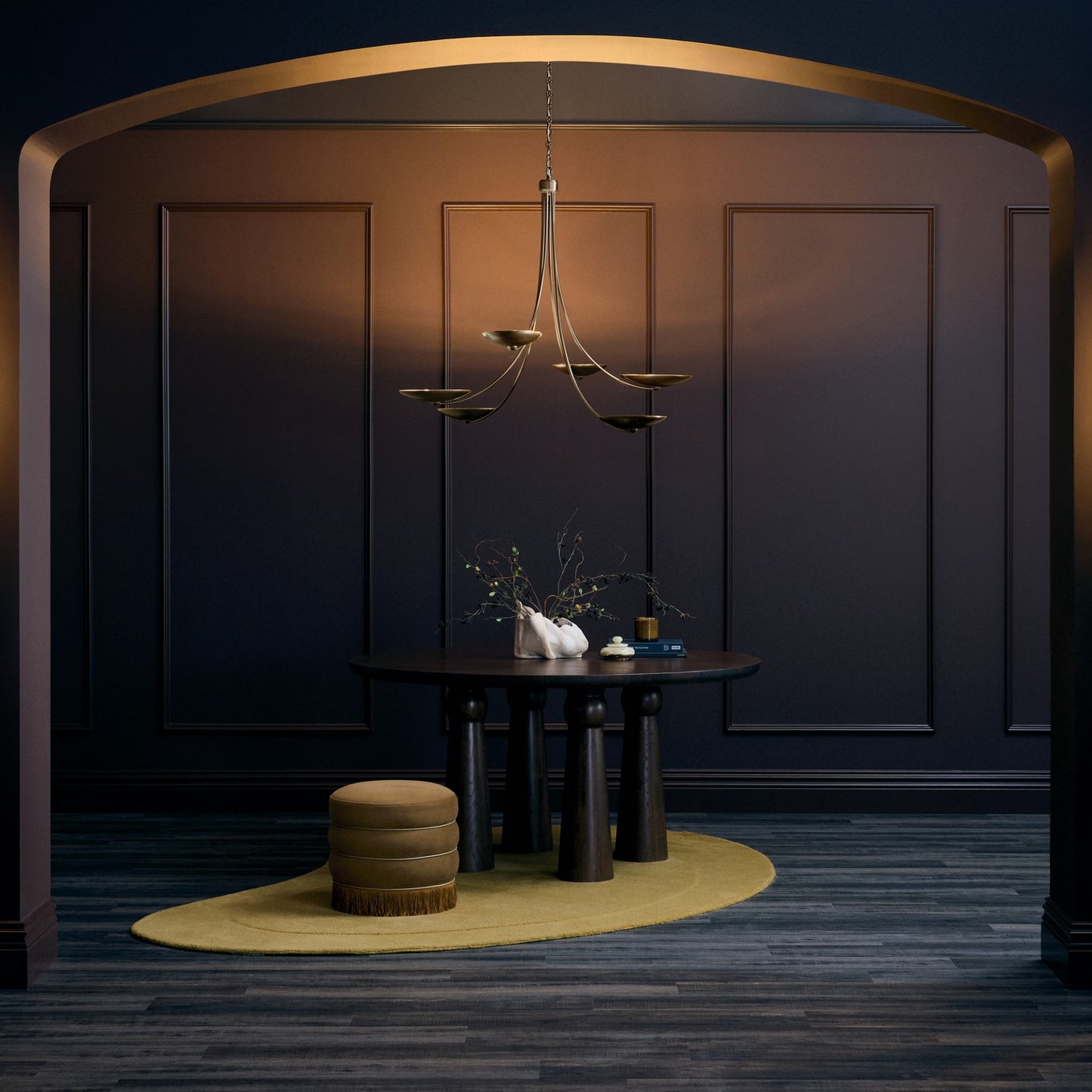 KICHLER 52857LBRLBZ Palmela Six Light Chandelier