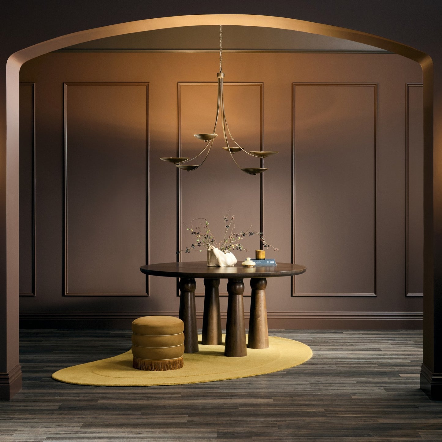 KICHLER 52857LBRLBZ Palmela Six Light Chandelier