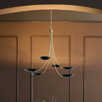 KICHLER 52857CPZBK Palmela Six Light Chandelier