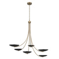 KICHLER 52857CPZBK Palmela Six Light Chandelier