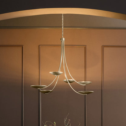 KICHLER 52857CPZ Palmela Six Light Chandelier