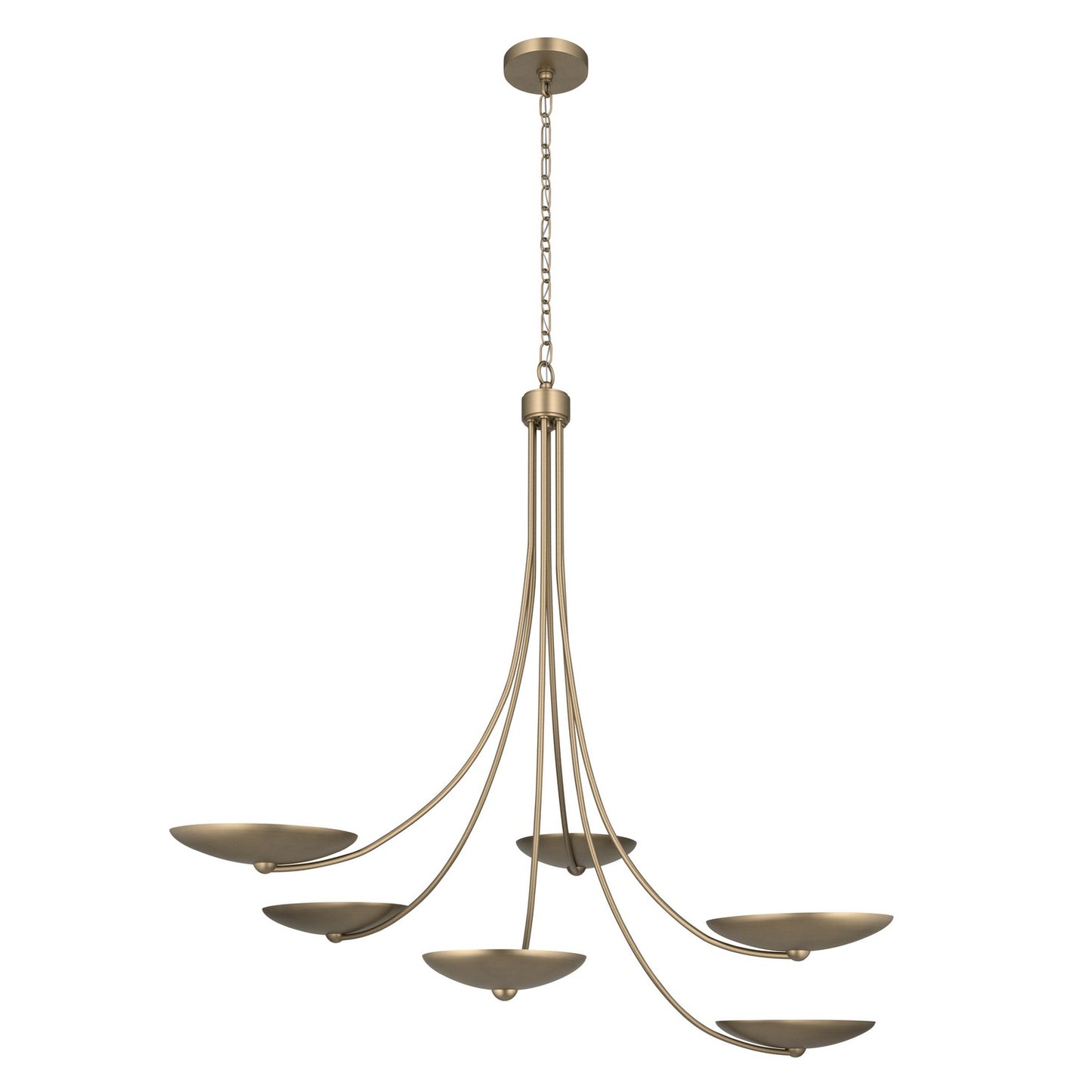 KICHLER 52857CPZ Palmela Six Light Chandelier