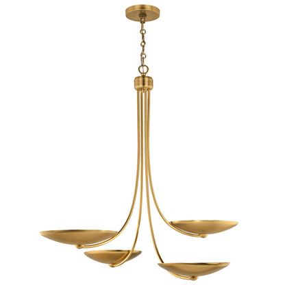 KICHLER 52855LBR Palmela Four Light Chandelier