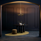 KICHLER 52855LBR Palmela Four Light Chandelier