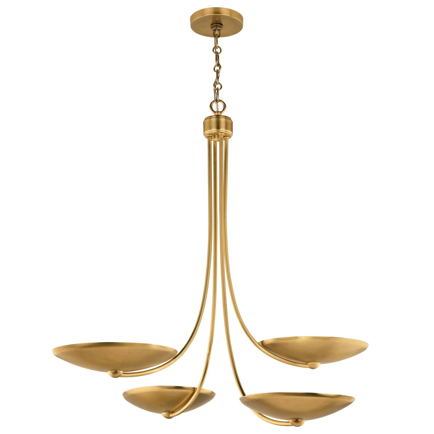 KICHLER 52855LBR Palmela Four Light Chandelier