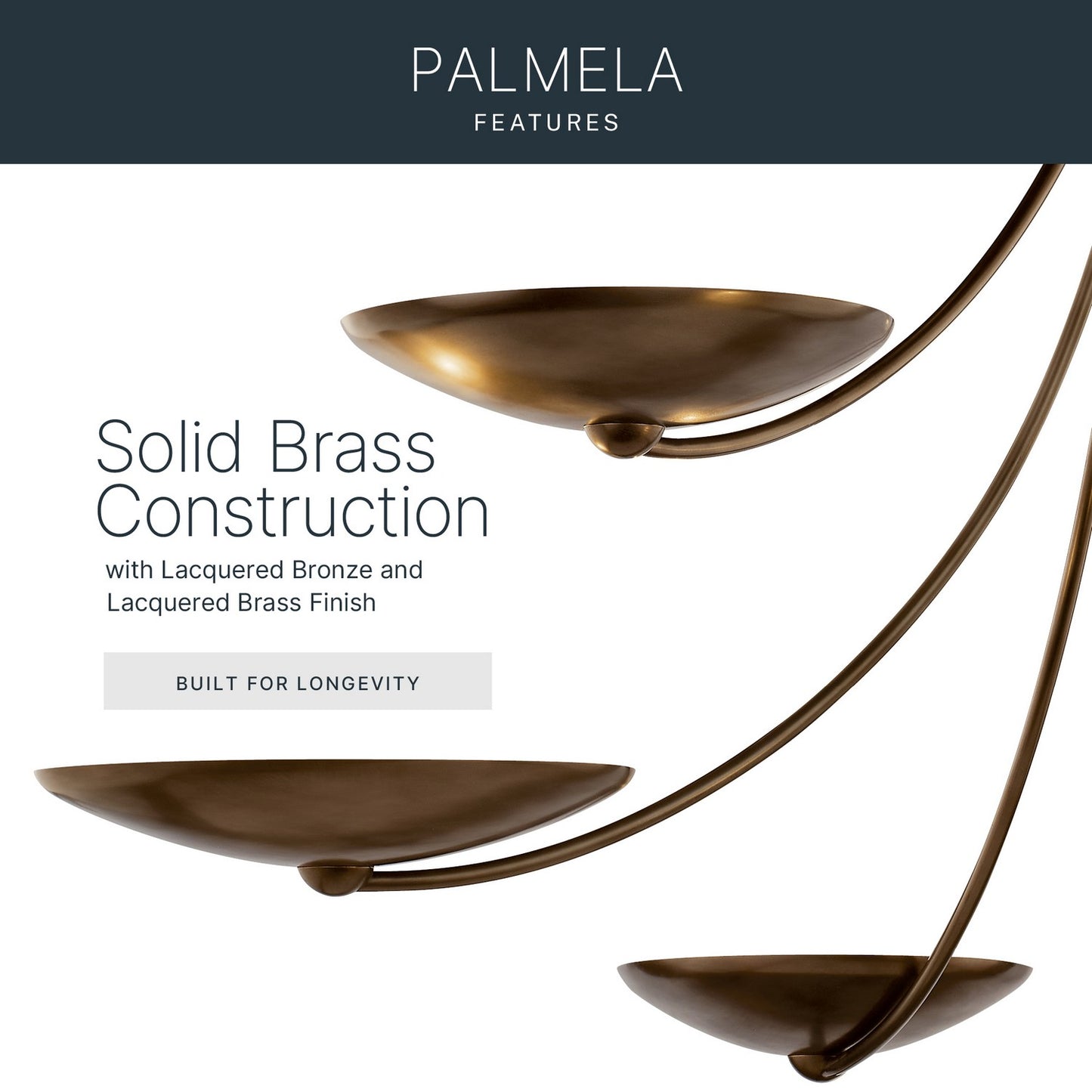 KICHLER 52855LBRLBZ Palmela Four Light Chandelier