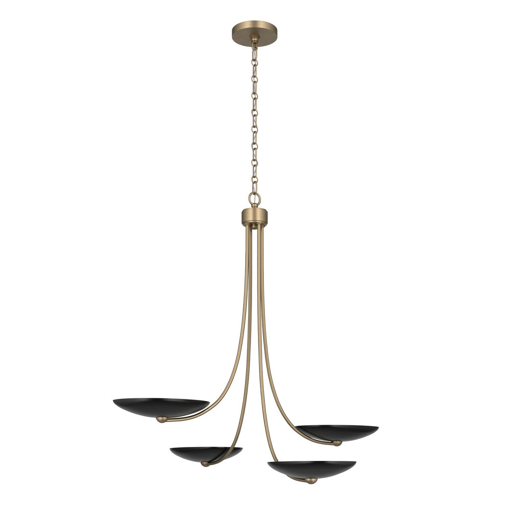 KICHLER 52855CPZBK Palmela Four Light Chandelier
