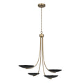 KICHLER 52855CPZBK Palmela Four Light Chandelier