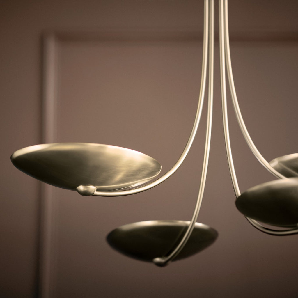 KICHLER 52855CPZ Palmela Four Light Chandelier