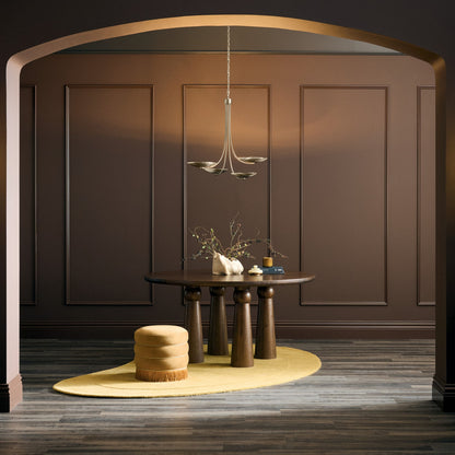 KICHLER 52855CPZ Palmela Four Light Chandelier