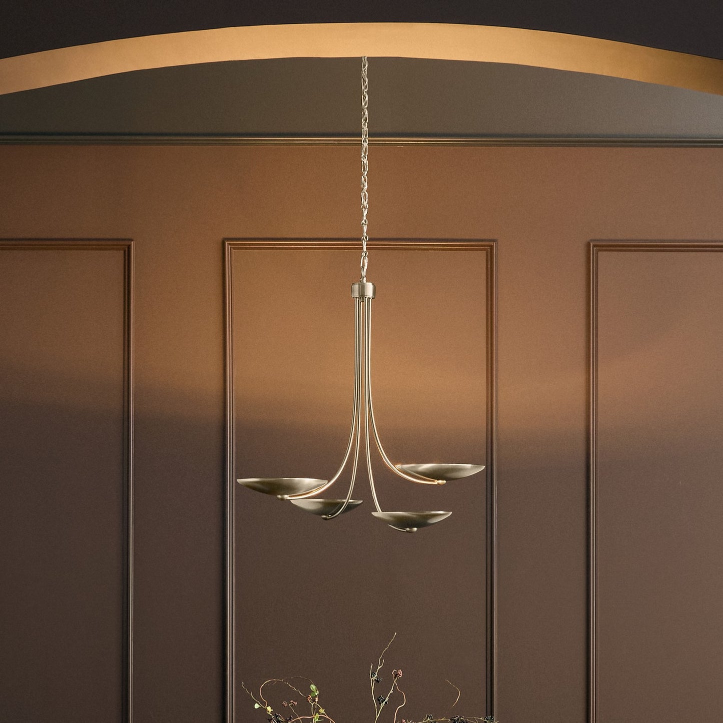 KICHLER 52855CPZ Palmela Four Light Chandelier
