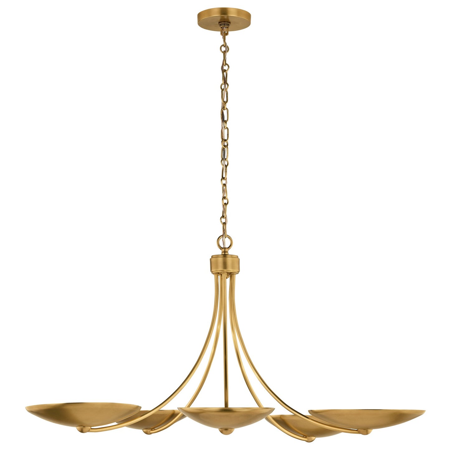 KICHLER 52856LBR Palmela Five Light Chandelier