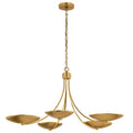 KICHLER 52856LBR Palmela Five Light Chandelier