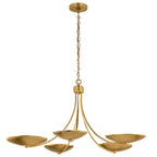 KICHLER 52856LBR Palmela Five Light Chandelier