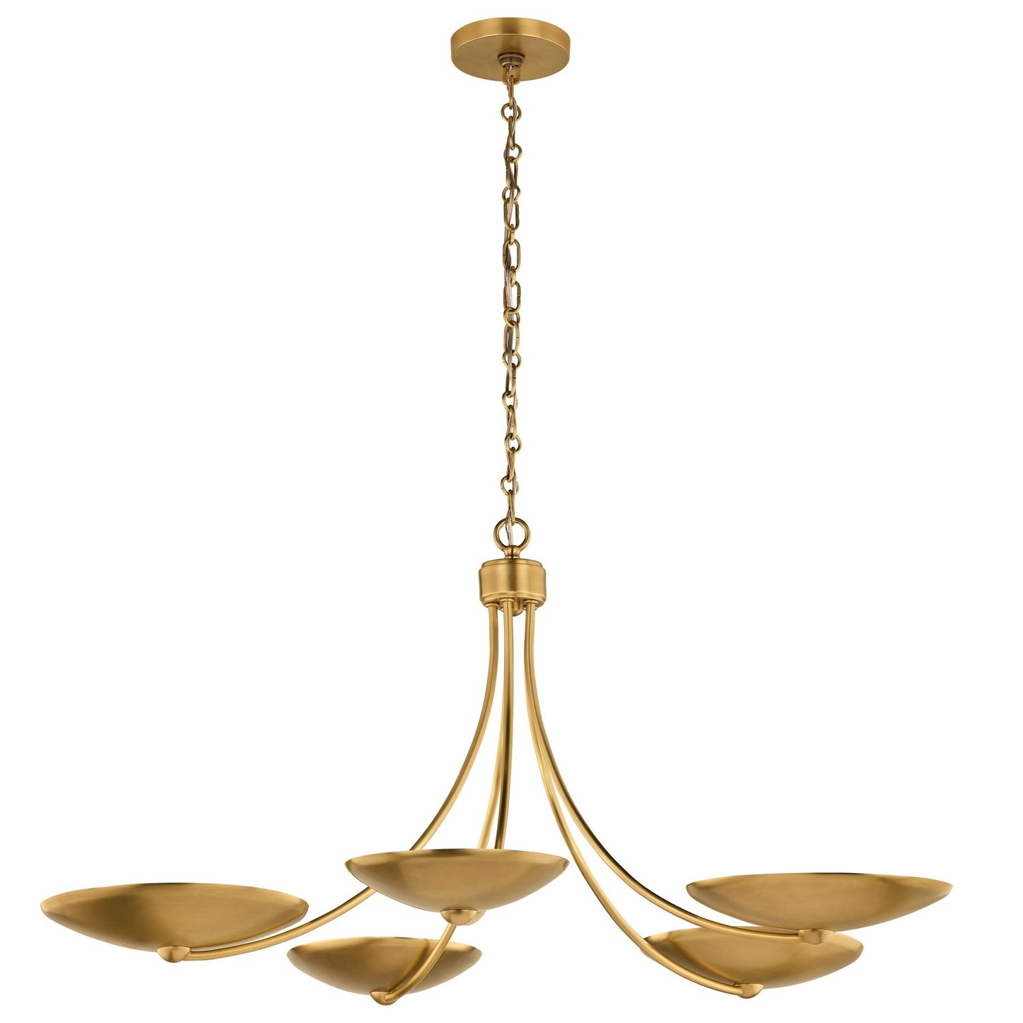 KICHLER 52856LBR Palmela Five Light Chandelier