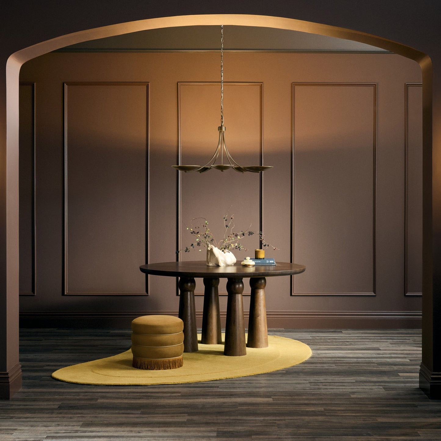 KICHLER 52856LBRLBZ Palmela Five Light Chandelier