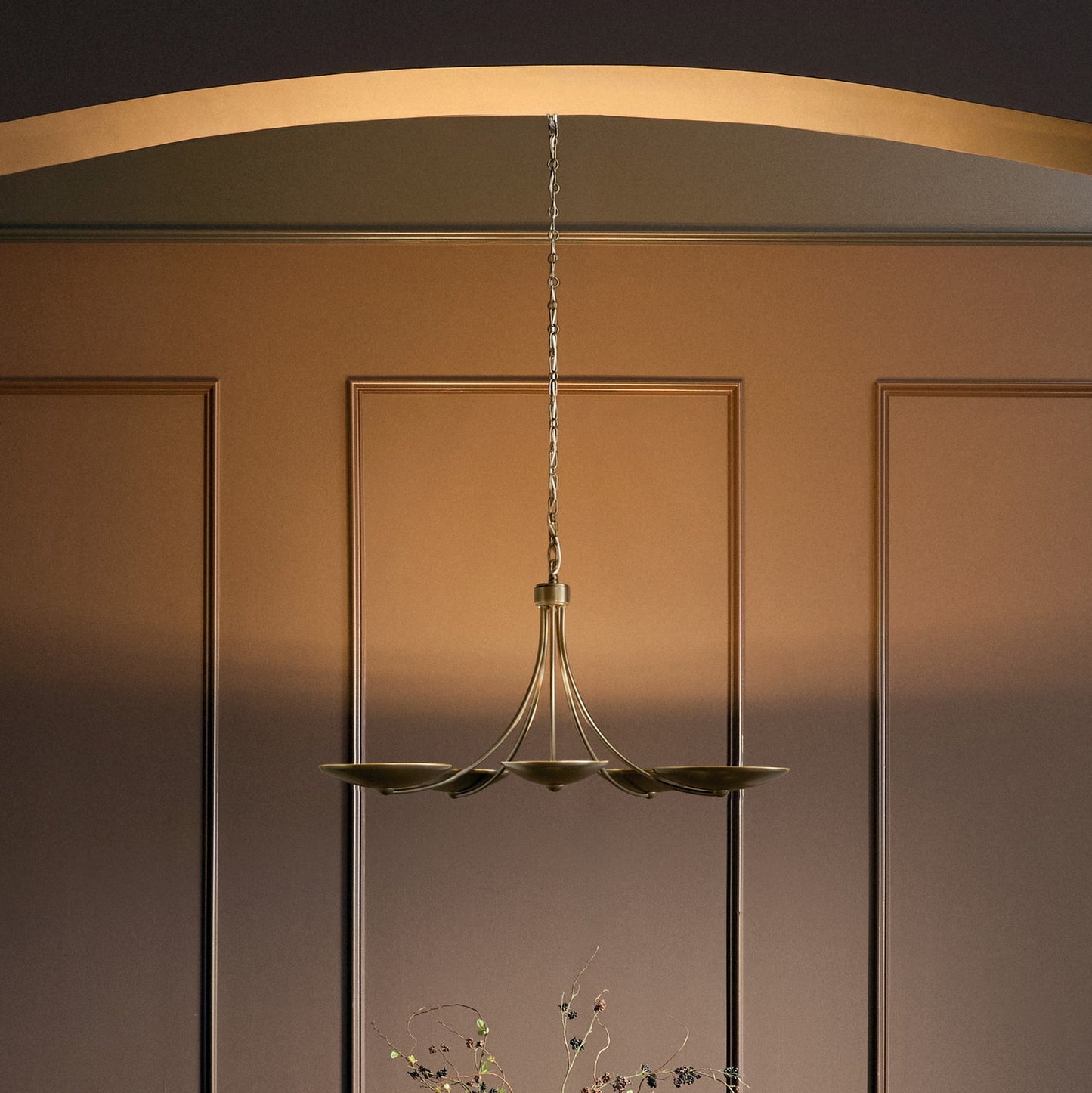 KICHLER 52856LBRLBZ Palmela Five Light Chandelier