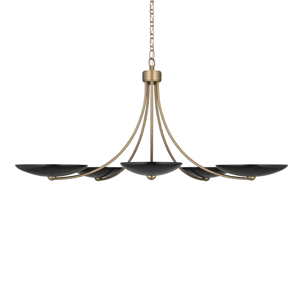 KICHLER 52856CPZBK Palmela Five Light Chandelier