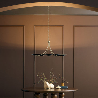 KICHLER 52856CPZBK Palmela Five Light Chandelier