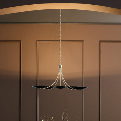 KICHLER 52856CPZBK Palmela Five Light Chandelier