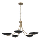 KICHLER 52856CPZBK Palmela Five Light Chandelier