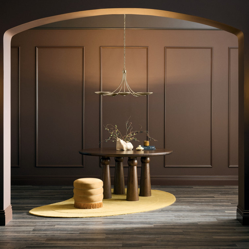 KICHLER 52856CPZ Palmela Five Light Chandelier