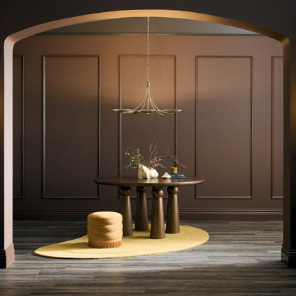 KICHLER 52856CPZ Palmela Five Light Chandelier