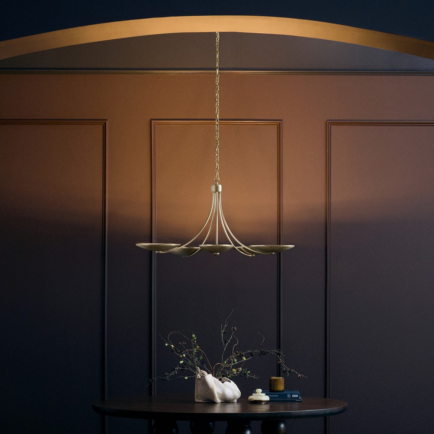 KICHLER 52856CPZ Palmela Five Light Chandelier