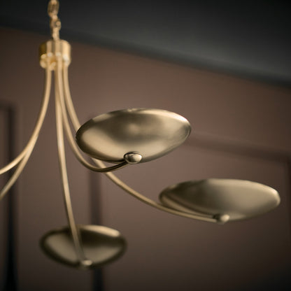 KICHLER 52856CPZ Palmela Five Light Chandelier