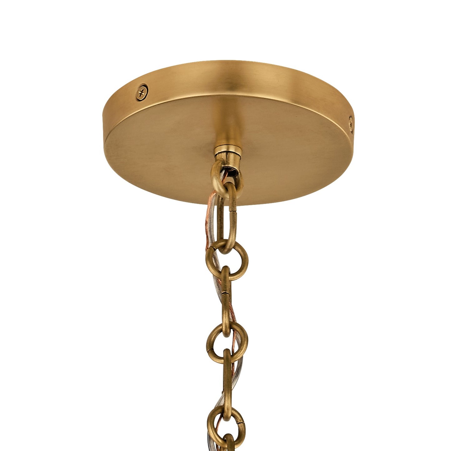 KICHLER 52854LBR Palmela Four Light Chandelier/Semi Flush