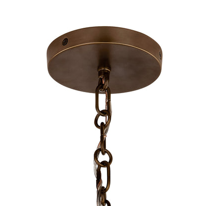 KICHLER 52854LBRLBZ Palmela Four Light Chandelier/Semi Flush