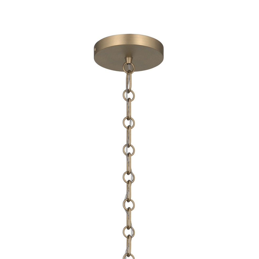KICHLER 52854CPZBK Palmela Four Light Chandelier/Semi Flush