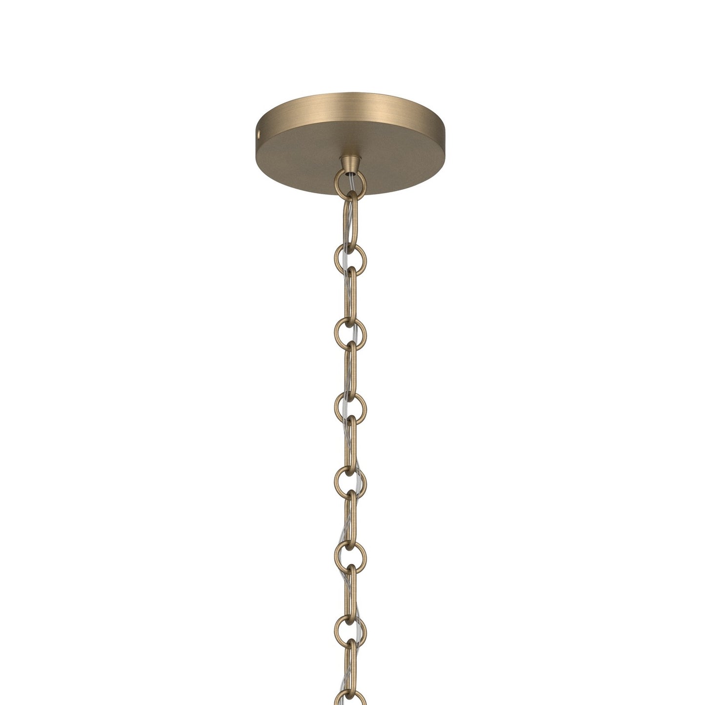 KICHLER 52854CPZBK Palmela Four Light Chandelier/Semi Flush